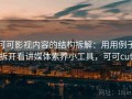 可可影视内容的结构拆解：用用例子拆开看讲媒体素养小工具，可可cut
