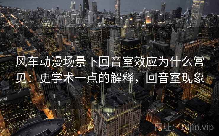 风车动漫场景下回音室效应为什么常见：更学术一点的解释，回音室现象